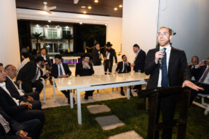 Rav Binyomin Hatzadik, Mashgiach of Yeshivas Mir Yerushalayim Visits Deal NJ